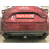 M129C GALIA Полностью оцинкованный фаркоп на Mazda CX-5 2012-2017, 2017-2025. Подрозетник убирается за бампер. Тип шара: C (горизонтальный съемный). Невидимый вырез бампера. Нагрузки: 2100/100 кг, масса фаркопа 19,6 кг