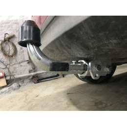 M129C GALIA Полностью оцинкованный фаркоп на Mazda CX-5 2012-2017, 2017-2025. Подрозетник убирается за бампер. Тип шара: C (горизонтальный съемный). Невидимый в