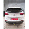 91004-A MOTODOR Фаркоп с оцинкованным шаром на Kia Sportage дорестайл 2016-2018, Hyundai Tucson дорестайл 2015-2018 без выреза в бампере. Тип шара: A. Нагрузки: 1900/120 кг, масса фаркопа 16,8 кг (без электрики в комплекте)