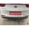 91004-A MOTODOR Фаркоп с оцинкованным шаром на Kia Sportage дорестайл 2016-2018, Hyundai Tucson дорестайл 2015-2018 без выреза в бампере. Тип шара: A. Нагрузки: 1900/120 кг, масса фаркопа 16,8 кг (без электрики в комплекте)