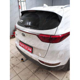 91004-A MOTODOR Фаркоп с оцинкованным шаром на Kia Sportage дорестайл 2016-2018, Hyundai Tucson дорестайл 2015-2018 без выреза в бампере. Тип шара: A. Нагрузки: 1900/120 кг, м