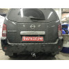 N041C GALIA Полностью оцинкованный фаркоп на Nissan Pathfinder R51 2004-2014. Подрозетник убирается за бампер. Тип шара: C (горизонтальный съемный). Невидимый вырез бампера. Нагрузки: 3000/120 кг, масса фаркопа 8,47 кг