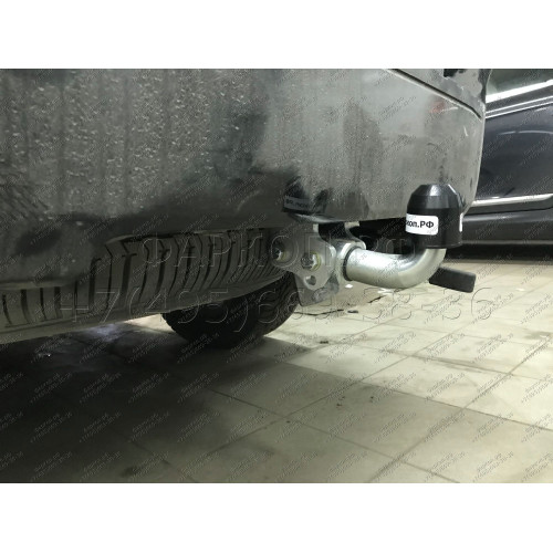N041C GALIA Полностью оцинкованный фаркоп на Nissan Pathfinder R51 2004-2014. Подрозетник убирается за бампер. Тип шара: C (горизонтальный съемный). Невидимый вырез бампера. Нагрузки: 3000/120 кг, масса фаркопа 8,47 кг