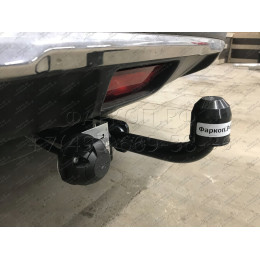 N122-A Лидер-плюс ТСУ для Nissan X-Trail T32 2014-2022 без выреза бампера. Нагрузки: 1500/75 кг, масса фаркопа 19,8 кг (без электрики в комплекте)