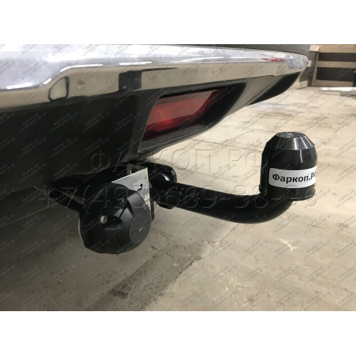 N122-A Лидер-плюс ТСУ для Nissan X-Trail T32 2014-2022 без выреза бампера. Нагрузки: 1500/75 кг, масса фаркопа 19,8 кг (без электрики в комплекте)