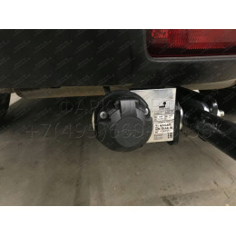 N122-A Лидер-плюс ТСУ для Nissan X-Trail T32 2014-2022 без выреза бампера. Нагрузки: 1500/75 кг, масса фаркопа 19,8 кг (без электрики в комплекте)