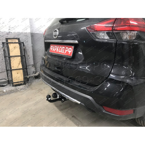 N122-A Лидер-плюс ТСУ для Nissan X-Trail T32 2014-2022 без выреза бампера. Нагрузки: 1500/75 кг, масса фаркопа 19,8 кг (без электрики в комплекте)