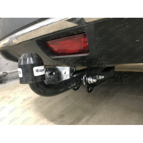 N122-A Лидер-плюс ТСУ для Nissan X-Trail T32 2014-2022 без выреза бампера. Нагрузки: 1500/75 кг, масса фаркопа 19,8 кг (без электрики в комплекте)