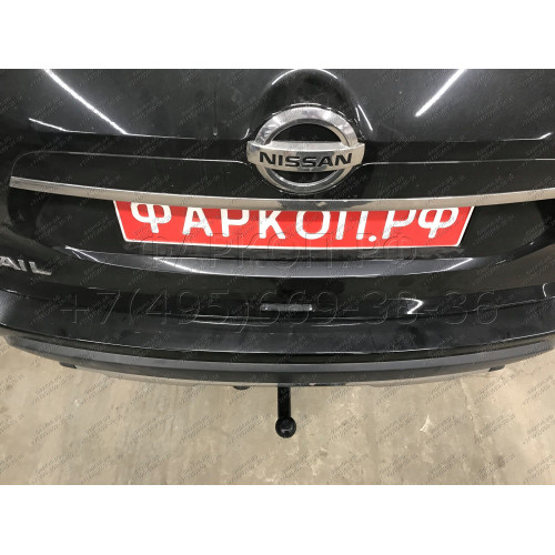 N122-A Лидер-плюс ТСУ для Nissan X-Trail T32 2014-2022 без выреза бампера. Нагрузки: 1500/75 кг, масса фаркопа 19,8 кг (без электрики в комплекте)