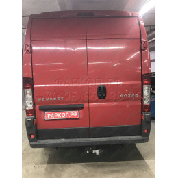 FA 06 AVTOS Фаркоп на Citroen Jumper 2006-, FIAT Ducato III 2006-, Peugeot Boxer 2006-. Необходима подрезка бампера. Тип шара: F. Нагрузки: 2000/100 кг, масса фаркопа 28,5 кг (без элек