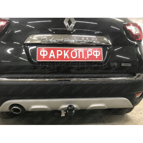 1436-A ORIS Фаркоп на Renault Kaptur 2016-2022, Renault Duster (только 4x4) 2015-2021, 2021-2022 без выреза в бампере. Тип шара: A. Нагрузки: 1500/75 кг, масса фаркопа 16,8 кг (без электрики в комплекте)