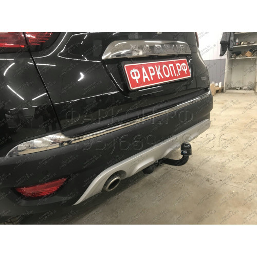 1436-A ORIS Фаркоп на Renault Kaptur 2016-2022, Renault Duster (только 4x4) 2015-2021, 2021-2022 без выреза в бампере. Тип шара: A. Нагрузки: 1500/75 кг, масса фаркопа 16,8 кг (без электрики в комплекте)