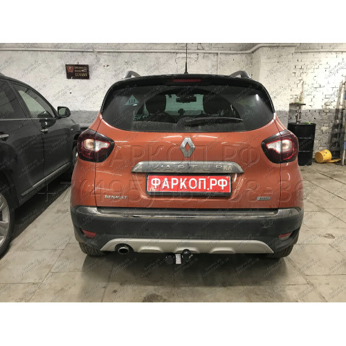 1436-A ORIS Фаркоп на Renault Kaptur 2016-2022, Renault Duster (только 4x4) 2015-2021, 2021-2022 без выреза в бампере. Тип шара: A. Нагрузки: 1500/75 кг, масса фаркопа 16,8 кг (без электрики в комплекте)
