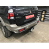 M107-F Лидер-плюс ТСУ для Mitsubishi Pajero Sport 1998-2008 без снятия и выреза бампера. Тип шара: F. Нагрузки: 2000/100 кг, масса фаркопа 16,2 кг (без электрики в комплекте)