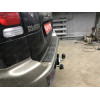 M107-F Лидер-плюс ТСУ для Mitsubishi Pajero Sport 1998-2008 без снятия и выреза бампера. Тип шара: F. Нагрузки: 2000/100 кг, масса фаркопа 16,2 кг (без электрики в комплекте)