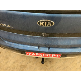 K122-A Лидер-плюс ТСУ для Kia Soul 2014-2019 без снятия и выреза бампера. Нагрузки: 1500/75 кг, масса фаркопа 16,9 кг (без электрики в комплекте)