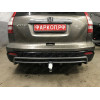 FA 0511-E Бизон Фаркоп на Honda CR-V 2006-2013. Требуется подрезка бампера. Тип шара: E (легкосъемный шар под квадрат). Нагрузки: 2500/120 кг. Не комплектуется электрикой