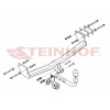 J-058 STEINHOF Фаркоп на Jeep Compass MK 2006-2011 (без подрезки бампера), Jeep Compass MK 2006-2017 (требуется подрезка бампера), Jeep Liberty 2006-2011 (без подрезки бампера). Тип шара: A. Нагрузки: 2000/105 кг, масса фаркопа 14,35 кг (без электрики в к