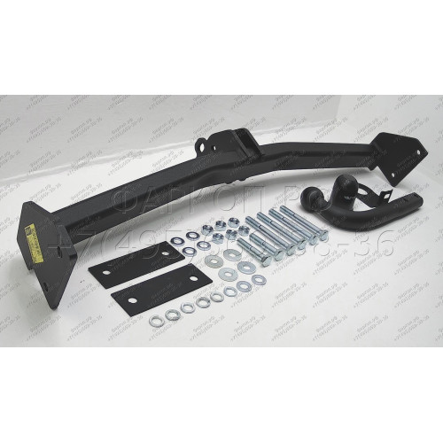 J-058 STEINHOF Фаркоп на Jeep Compass MK 2006-2011 (без подрезки бампера), Jeep Compass MK 2006-2017 (требуется подрезка бампера), Jeep Liberty 2006-2011 (без подрезки бампера). Тип шара: A. Нагрузки: 2000/105 кг, масса фаркопа 14,35 кг (без электрики в к