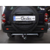 J007C GALIA Полностью оцинкованный фаркоп на Jeep Cherokee KJ 2001-2008. Особенности: круглые фары, запаска на задней двери. Тип шара: C (горизонтальный съемный). Установка без снятия и выреза бампера. Нагрузки: 3500/100 кг, масса фаркопа 23,36 кг
