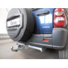J007C GALIA Полностью оцинкованный фаркоп на Jeep Cherokee KJ 2001-2008. Особенности: круглые фары, запаска на задней двери. Тип шара: C (горизонтальный съемный). Установка без снятия и выреза бампера. Нагрузки: 3500/100 кг, масса фаркопа 23,36 кг