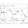 J009C GALIA Полностью оцинкованный фаркоп на Jeep Cherokee 2007-2013, Dodge Nitro 2007-2012. Тип шара: C (горизонтальный съемный). Установка без снятия и выреза бампера. Нагрузки: 3500/150 кг, масса фаркопа 20,57 кг