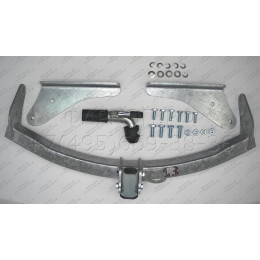 J009C GALIA Полностью оцинкованный фаркоп на Jeep Cherokee 2007-2013, Dodge Nitro 2007-2012. Тип шара: C (горизонтальный съемный). Установка без снятия и выреза бампер