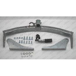J009C GALIA Полностью оцинкованный фаркоп на Jeep Cherokee 2007-2013, Dodge Nitro 2007-2012. Тип шара: C (горизонтальный съемный). Установка без снятия и выреза бампер