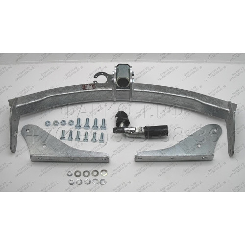 J009C GALIA Полностью оцинкованный фаркоп на Jeep Cherokee 2007-2013, Dodge Nitro 2007-2012. Тип шара: C (горизонтальный съемный). Установка без снятия и выреза бампера. Нагрузки: 3500/150 кг, масса фаркопа 20,57 кг
