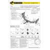 JGC-13-991124.00 PT GROUP Фаркоп с нержавеющей накладкой на Jeep Grand Cherokee IV WK2 2014-2021 без подрезки бампера. Тип шара: E (легкосъемный шар под квадрат). Нагрузки: 3500/150 кг, масса фаркопа 21,3 кг (без электрики в комплекте)