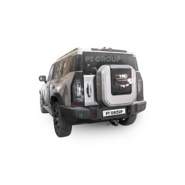JTT-23-991422.00 PT GROUP Фаркоп на Jetour T2 2023- без подрезки бампера. Тип шара: AV (вертикально съемный с ключом). Нагрузки: 1000/50 кг, масса фаркопа 22 кг (без эл