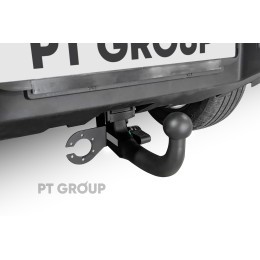 JTT-23-991422.00 PT GROUP Фаркоп на Jetour T2 2023- без подрезки бампера. Тип шара: AV (вертикально съемный с ключом). Нагрузки: 1000/50 кг, масса фаркопа 22 кг (без эл