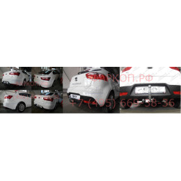 K037A GALIA Полностью оцинкованный фаркоп на Kia Rio III хетчбек/седан 2011-2017. Тип шара: A. Установка без снятия и выреза бампера. Нагрузки: 1200/50 кг, масс