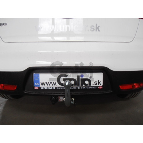 K037A GALIA Полностью оцинкованный фаркоп на Kia Rio III хетчбек/седан 2011-2017. Тип шара: A. Установка без снятия и выреза бампера. Нагрузки: 1200/50 кг, масса фаркопа 13,82 кг
