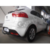 K037A GALIA Полностью оцинкованный фаркоп на Kia Rio III хетчбек/седан 2011-2017. Тип шара: A. Установка без снятия и выреза бампера. Нагрузки: 1200/50 кг, масса фаркопа 13,82 кг