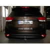 K038C GALIA Полностью оцинкованный фаркоп на Kia Carens 2013-2019. Подрозетник убирается за бампер. Тип шара: C (горизонтальный съемный). Установка без снятия и выреза бампера. Нагрузки: 1600/75 кг, масса фаркопа 19,36 кг