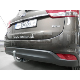K038C GALIA Полностью оцинкованный фаркоп на Kia Carens 2013-2019. Подрозетник убирается за бампер. Тип шара: C (горизонтальный съемный). Установка без сня