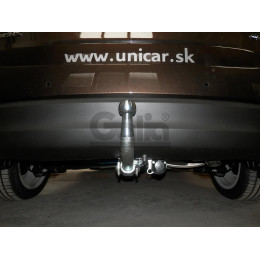 K038C GALIA Полностью оцинкованный фаркоп на Kia Carens 2013-2019. Подрозетник убирается за бампер. Тип шара: C (горизонтальный съемный). Установка без сня