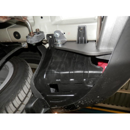K038C GALIA Полностью оцинкованный фаркоп на Kia Carens 2013-2019. Подрозетник убирается за бампер. Тип шара: C (горизонтальный съемный). Установка без сня