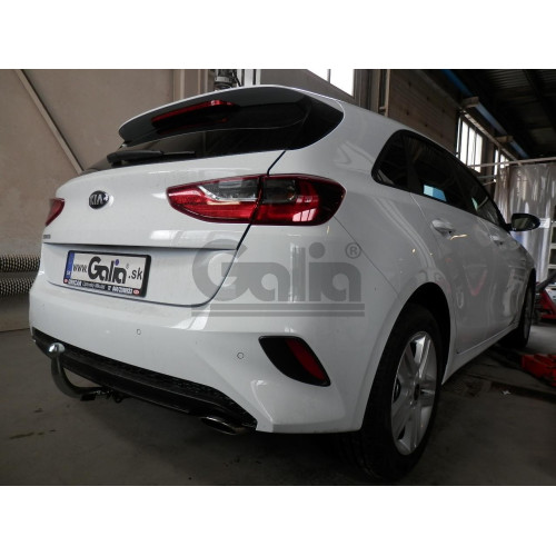 K048A GALIA Полностью оцинкованный фаркоп на Kia Ceed хетчбек 5 дверей (CD) diesel AdBlue 2018-. Тип шара: A. Установка без выреза бампера. Нагрузки: 1600/85 кг, масса фаркопа 13,82 кг
