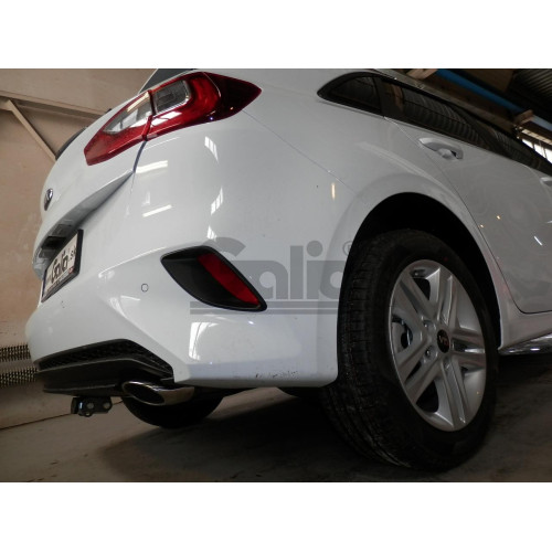 K048A GALIA Полностью оцинкованный фаркоп на Kia Ceed хетчбек 5 дверей (CD) diesel AdBlue 2018-. Тип шара: A. Установка без выреза бампера. Нагрузки: 1600/85 кг, масса фаркопа 13,82 кг