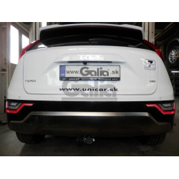 K051A GALIA Полностью оцинкованный фаркоп на Kia Niro 2021-. Тип шара: A. Невидимый вырез бампера. Нагрузки: 1350/100 кг, масса фаркопа 13,62 кг