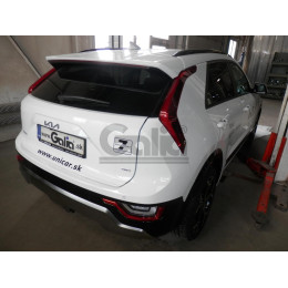 K051A GALIA Полностью оцинкованный фаркоп на Kia Niro 2021-. Тип шара: A. Невидимый вырез бампера. Нагрузки: 1350/100 кг, масса фаркопа 13,62 кг