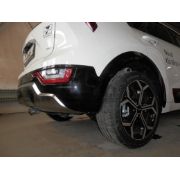 K051A GALIA Полностью оцинкованный фаркоп на Kia Niro 2021-. Тип шара: A. Невидимый вырез бампера. Нагрузки: 1350/100 кг, масса фаркопа 13,62 кг