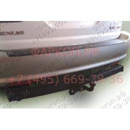 L102-FC Лидер-плюс ТСУ для Lexus RX 300 1997-2003, Toyota Highlander 1998-2003 без снятия и выреза бампера. Тип шара: FC. Нагрузки: 1200/50 кг, масса фаркопа 17 кг (без электри
