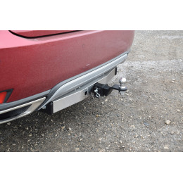 LRX-19-991124.00 PT GROUP Фаркоп с нержавеющей накладкой на Lexus RX, кроме F-Sport 2019-2022 без подрезки бампера. Тип шара: E (легкосъемный шар под квадрат). Нагру