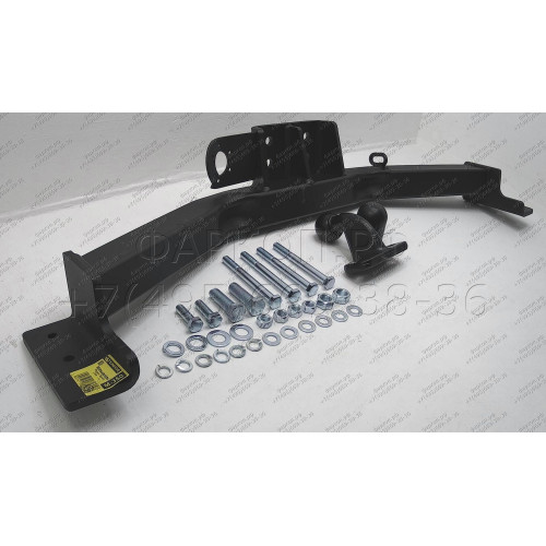 M-350 STEINHOF Фаркоп на Mitsubishi Pajero Sport I 1999-2008 без снятия и подрезки бампера. Тип шара: F. Нагрузки: 2800/100 кг, масса фаркопа 17,7 кг (без электрики в комплекте)