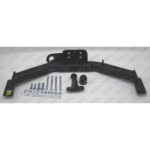 M-350 STEINHOF Фаркоп на Mitsubishi Pajero Sport I 1999-2008 без снятия и подрезки бампера. Тип шара: F. Нагрузки: 2800/100 кг, масса фаркопа 17,7 кг (без электрики в комплекте)