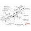 M.007 IMIOLA Фаркоп Mercedes Sprinter 3550 мм / 4025 мм фургон 1995-2006, а также Sprinter Classic 2013- без ступеньки / Volkswagen LT 28-35 3550 мм / 4025 мм 1995-2006 без ступеньки. Без выреза бампера. Тип шара: F. Нагрузки: 2800/120 кг (без электрики в