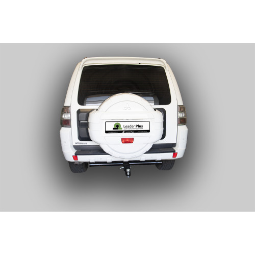 M114-E Лидер-плюс ТСУ для Mitsubishi Pajero III 2000-2007, IV 2007-2020 без снятия и выреза бампера. Тип шара: E. Нагрузки: 1500/100 кг, масса фаркопа 18,5 кг (без электрики в комплекте)